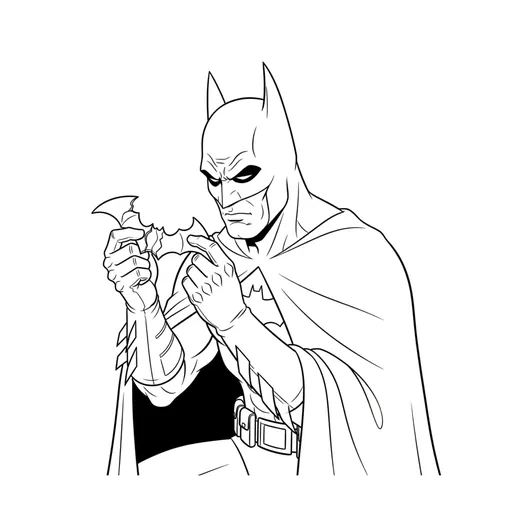 Desenho do Batman para colorir